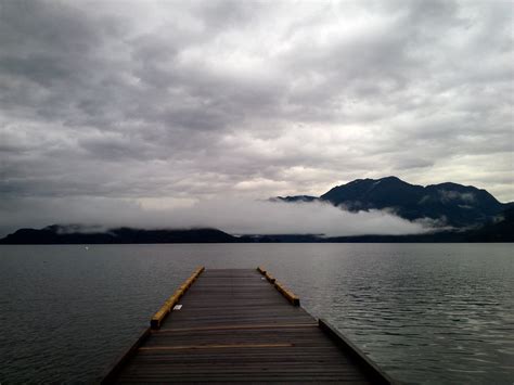 Overcast Dock On Lake Free Photo Download Freeimages