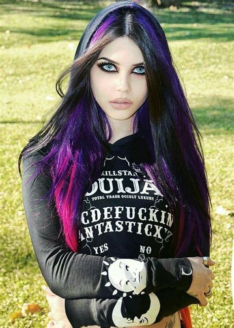 Most Beautiful Dayana Crunk Atractive Face Goth Beauty Gothic