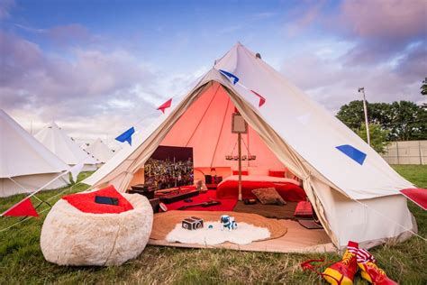 is this the best festival tent ever we check out virgin media
