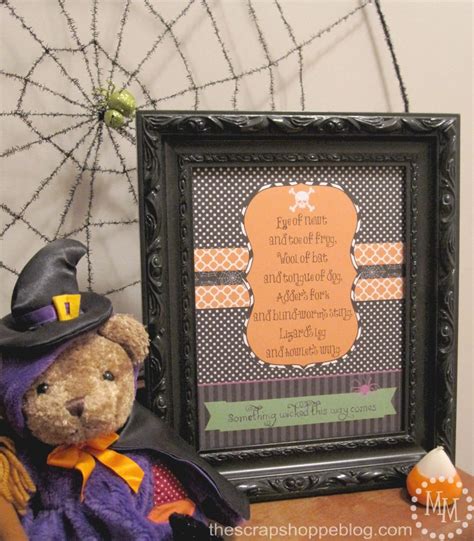 Something Wicked Halloween Printable The Scrap Shoppe