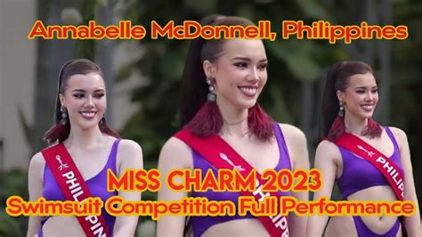 Miss Charm Annabelle Mcdonnell Philippines Swimsuit