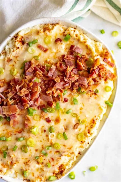 Green giant mashed cauliflower cheddar and bacon review. Mashed cauliflower casserole with cheese and bacon ...
