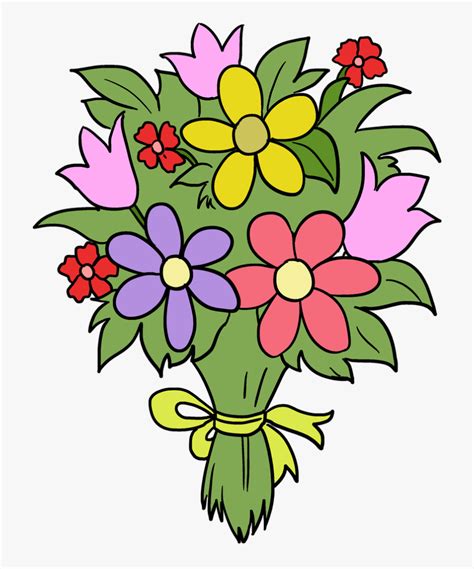 Remember that nouns are words naming people, animals, places, and things. bouquet of flowers drawing - Clip Art Library