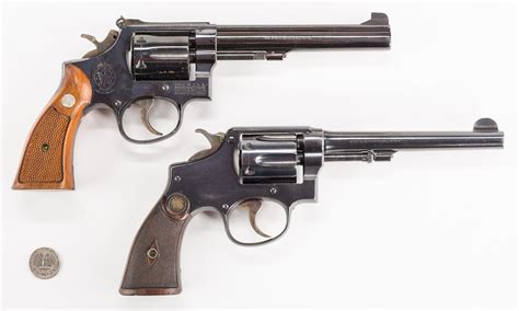 Lot 792 2 Smith And Wesson 38 Cal Special Ctg Revolvers Case Auctions