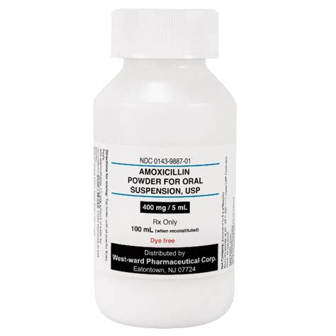 Amoxicillin Oral Suspension 400mg5ml 100ml