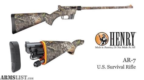 Armslist For Sale Henry Us Survival Rifle 22lr Semi Auto Ar 7 H002c