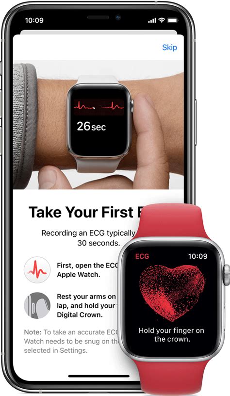 Taking An Ecg With The Ecg App On Apple Watch Series 4 Series 5 Or