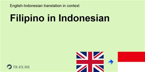 Translate Bahasa Filipina Ke Indonesia Materi Belajar Online