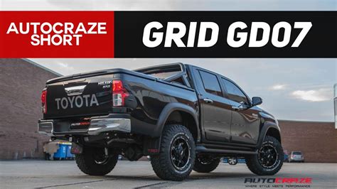 Toyota Trd Hilux Grid Gd07 Wheels And Tyres Autocraze 2017 Youtube