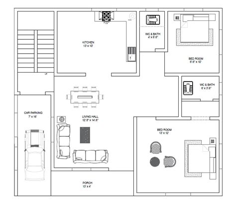33′ X 30′ घर का नक्शा पूरी जानकारी Ii 33′ X 30′ House Design Complete
