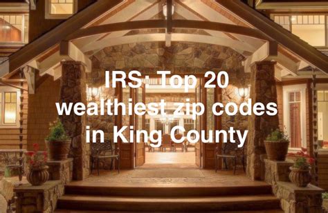 These Are The 20 Wealthiest Zip Codes In King County