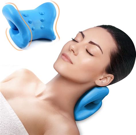 Neck And Shoulder Relaxercervical Neck Traction Deviceportable Chiropractic Pillow