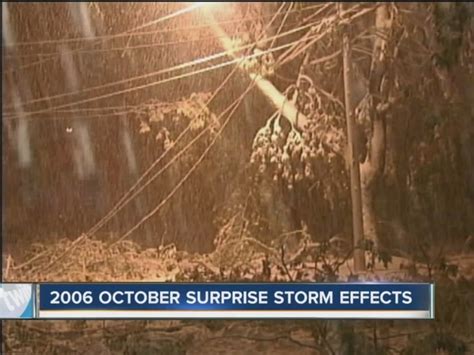 10 Years Ago October Surprise Snow Storm Was Forming