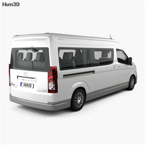 Toyota Hiace Passenger Van L2h2 Gl With Hq Interior Rhd 2022 3d Model