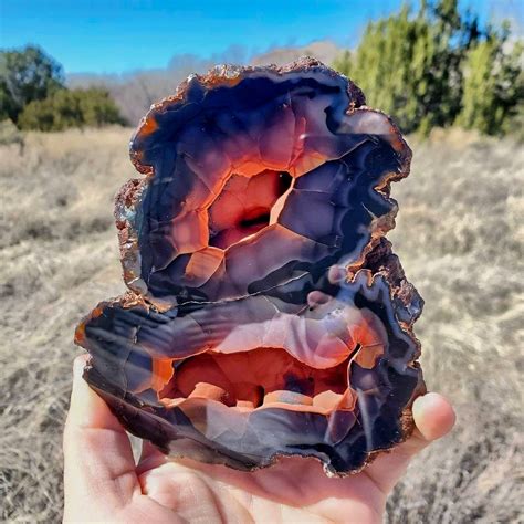 Exotic Beautiful And Rare Patagonian Crater Agate Only Found In