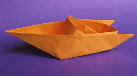 Barco De Papel Paso A Paso Origami Paper Boat 70b