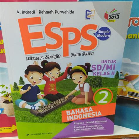 Jual Buku Esps Bahasa Indonesia Kelas 2 Sd Mi Kurikulum 2013 Erlangga