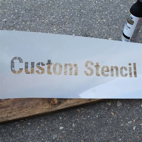 Custom Stencil Cut Letter And Logos Woodland Mfg