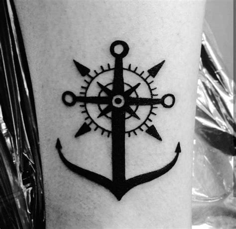 Small Anchor Compass Tattoo Ideas Wrist Tattoo Men Viraltattoo