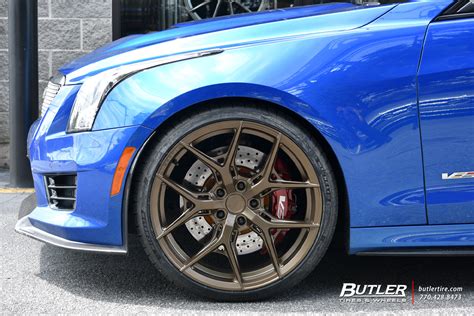 Cadillac Ats V With 20in Vossen Hf 5 Wheels Exclusively From Butler Tires And Wheels In Atlanta