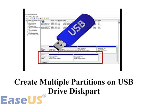 Create Multiple Partitions On USB Drive Via Diskpart Quick Easy