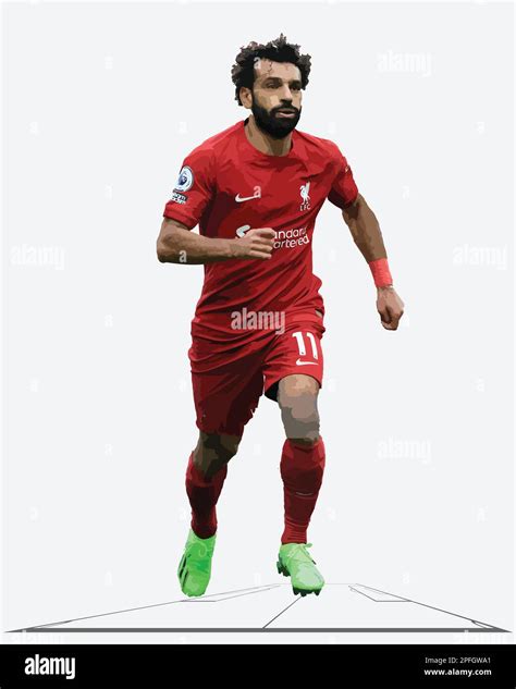 Egyptian Soccer Player Athlete Stock Vector Images Alamy
