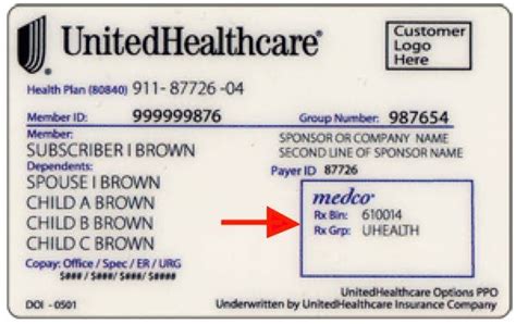 Group Number Unitedhealthcare Insurance Card