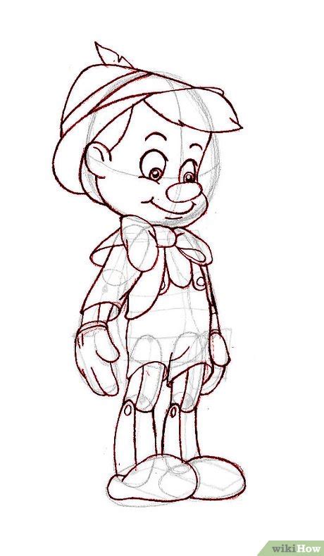 How To Draw Pinocchio 6 Steps With Pictures Wikihow