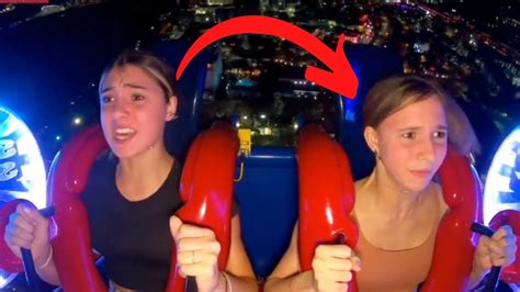 Girls Passing Out 3 Slingshot Ride Funny Compilation Youtube
