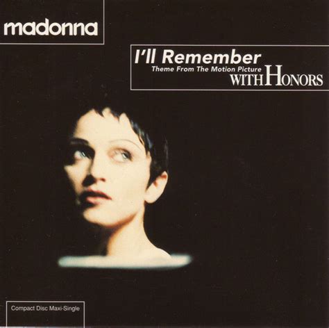 Madonna I Ll Remember Cd Discogs