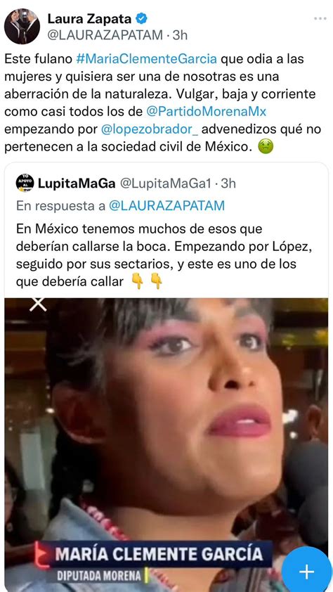 Laura Zapata Llamó “fulano Y Aberración De La Naturaleza” A María Clemente La Diputada Trans De