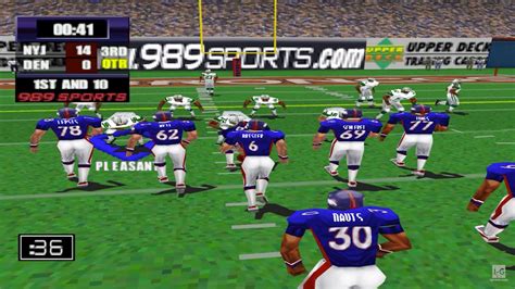 Nfl Gameday 2000 Ps1 Gameplay 4k60fps Youtube
