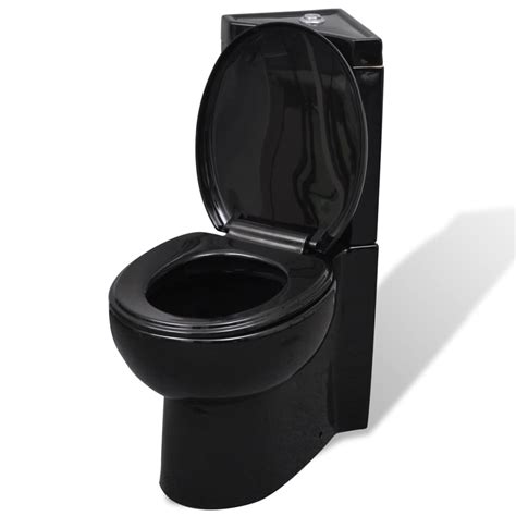 Wc Ceramic Toilet Bathroom Corner Toilet Black Uk