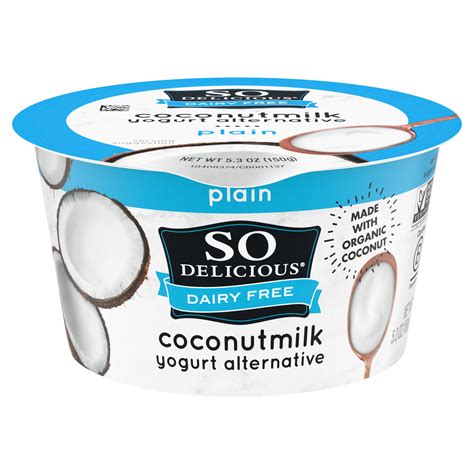 So Delicious Coconut Milk Vegan Plain Yogurt Alternative Shop Yogurt