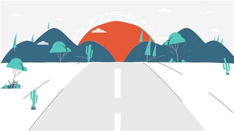 Road Loop Animation After Effects Illustrator Youtube