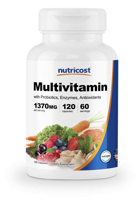 Nutricost Multivitamin 120 Capsules With Probiotics And Enzymes