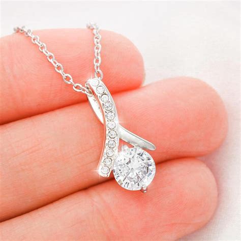 Diamond Necklace Perfect T For Wifegirlfriend Etsy Uk