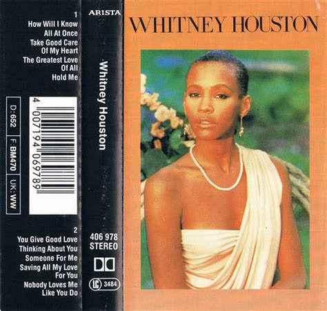 Whitney Houston Whitney Houston 1985 Cassette Discogs