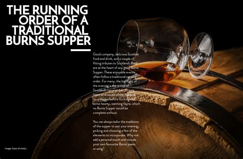 Burns Night Guide The Running Order Of A Burns Supper