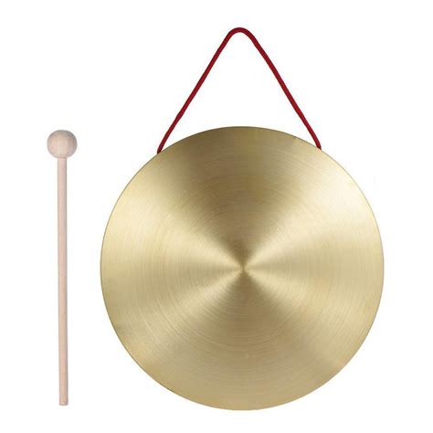 New 22cm Hand Gong Brass Copper Chapel Opera Percussion With Round Play