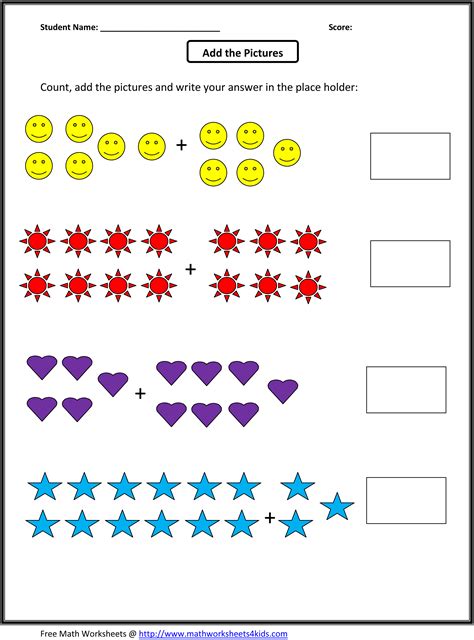 Click on the worksheets below and they will download to your computer. Simple Addition Worksheets For Free Download. Simple Addition Worksheets - Math Free Preschool ...