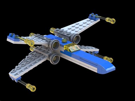 Lego Moc Classic Space X Wing By Eisi77 Rebrickable Build With Lego