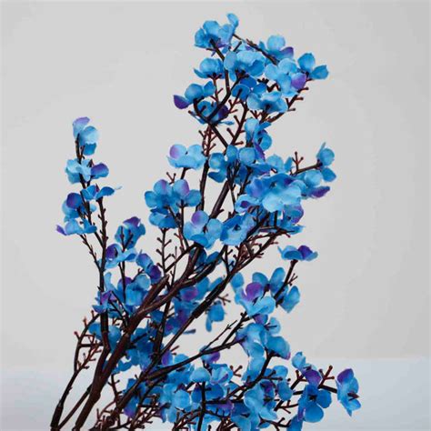 Shop Blue Cherry Blossom Branches Luna Wedding And Event Supplies