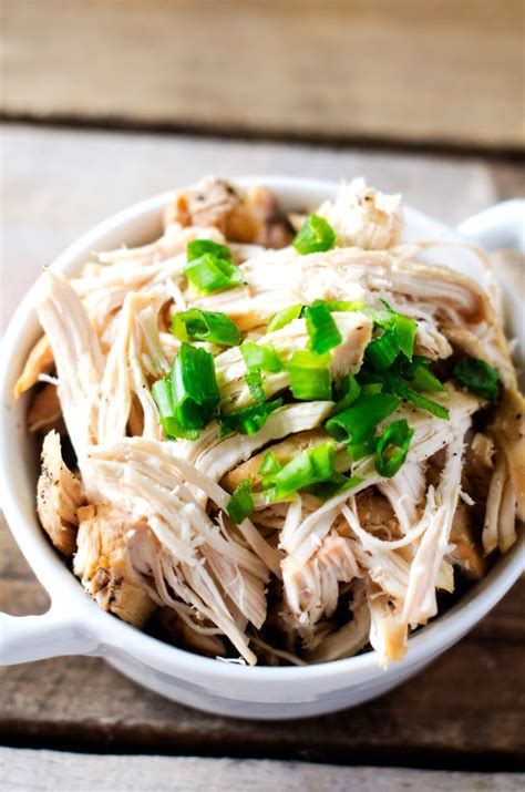 Leftover cooked shredded chicken is one of the most perpetually useful things to have in your fridge. Easy Slow Cooker Shredded Chicken - Wendy Polisi