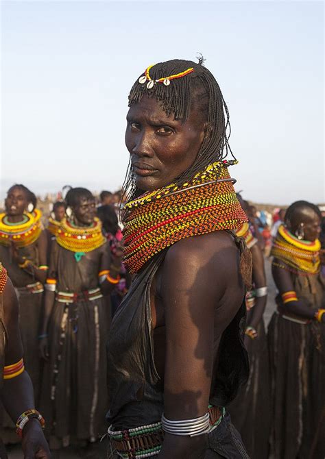 turkana tribe woman turkana lake loiyangalani kenya mursi tribe woman tribes women mursi