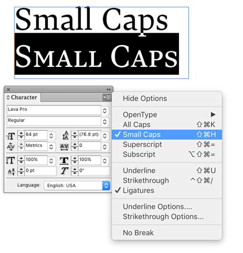 Typotheque Where Are The Small Caps In Opentype Fonts