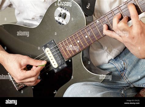 Guitarist Stock Photo Alamy