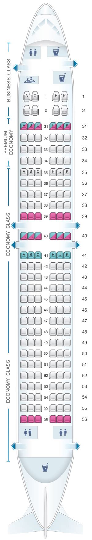 Seat Map China Southern Airlines Boeing B737 800 Layout A Seatmaestro