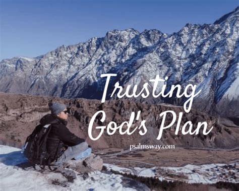 Trusting Gods Plan Psalmsway