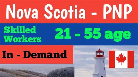 Canada Nova Scotia Pnp For All Nova Scotia Scotia Nova